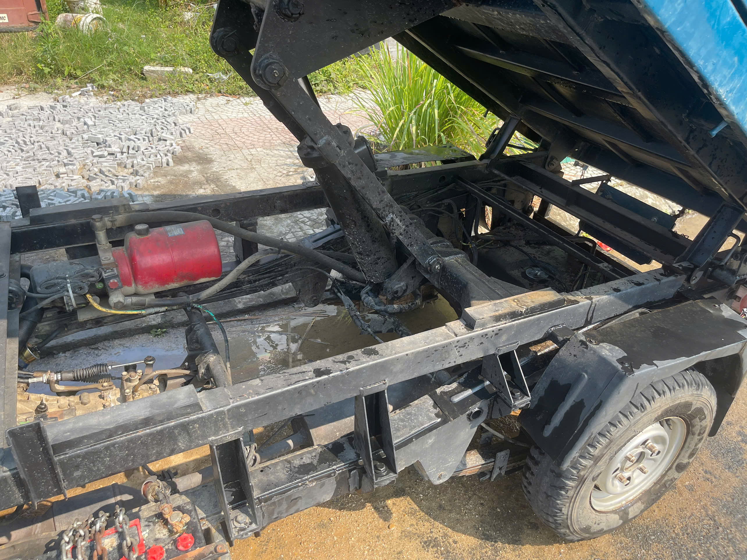 ban xe ben thaco towner 750a doi 2014