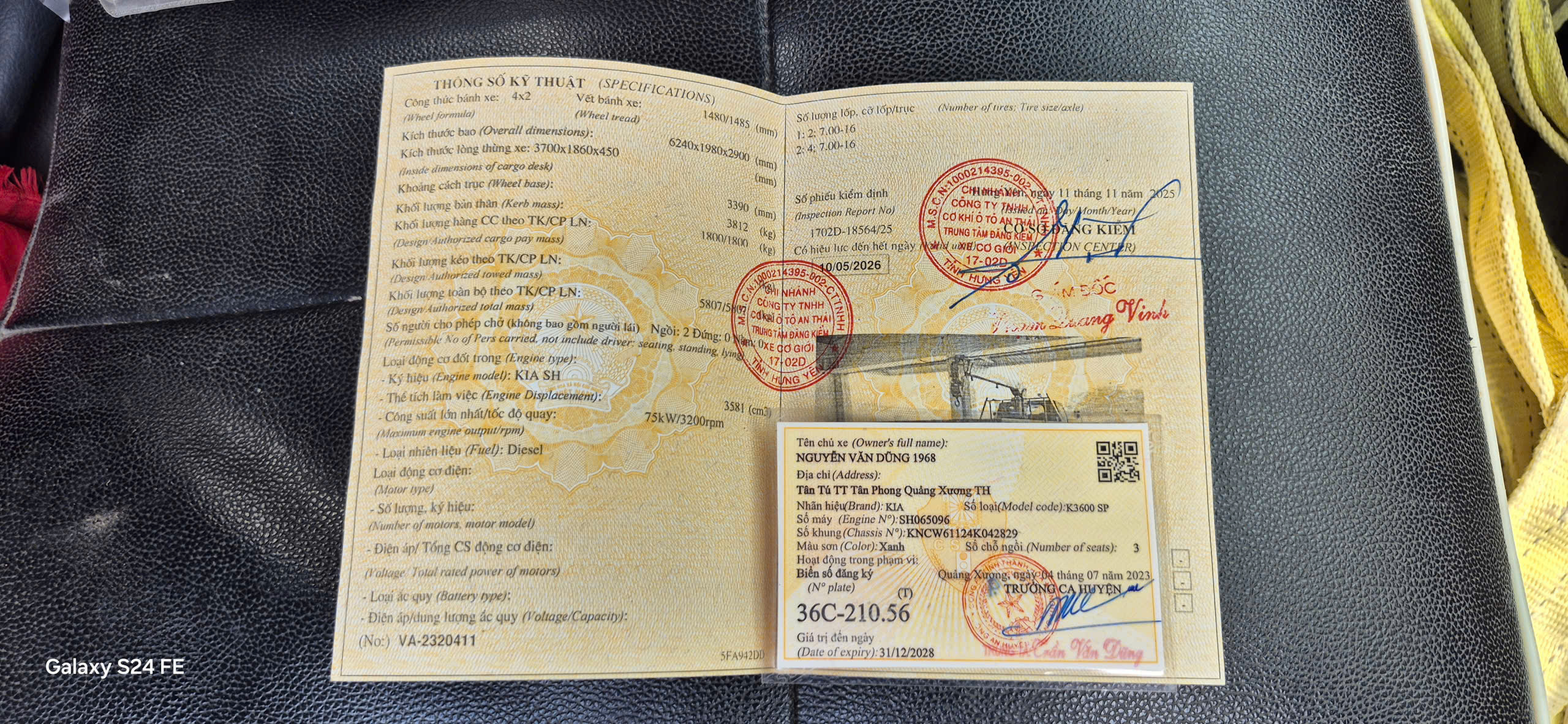 ban xe tai cau kia k3600 doi 203