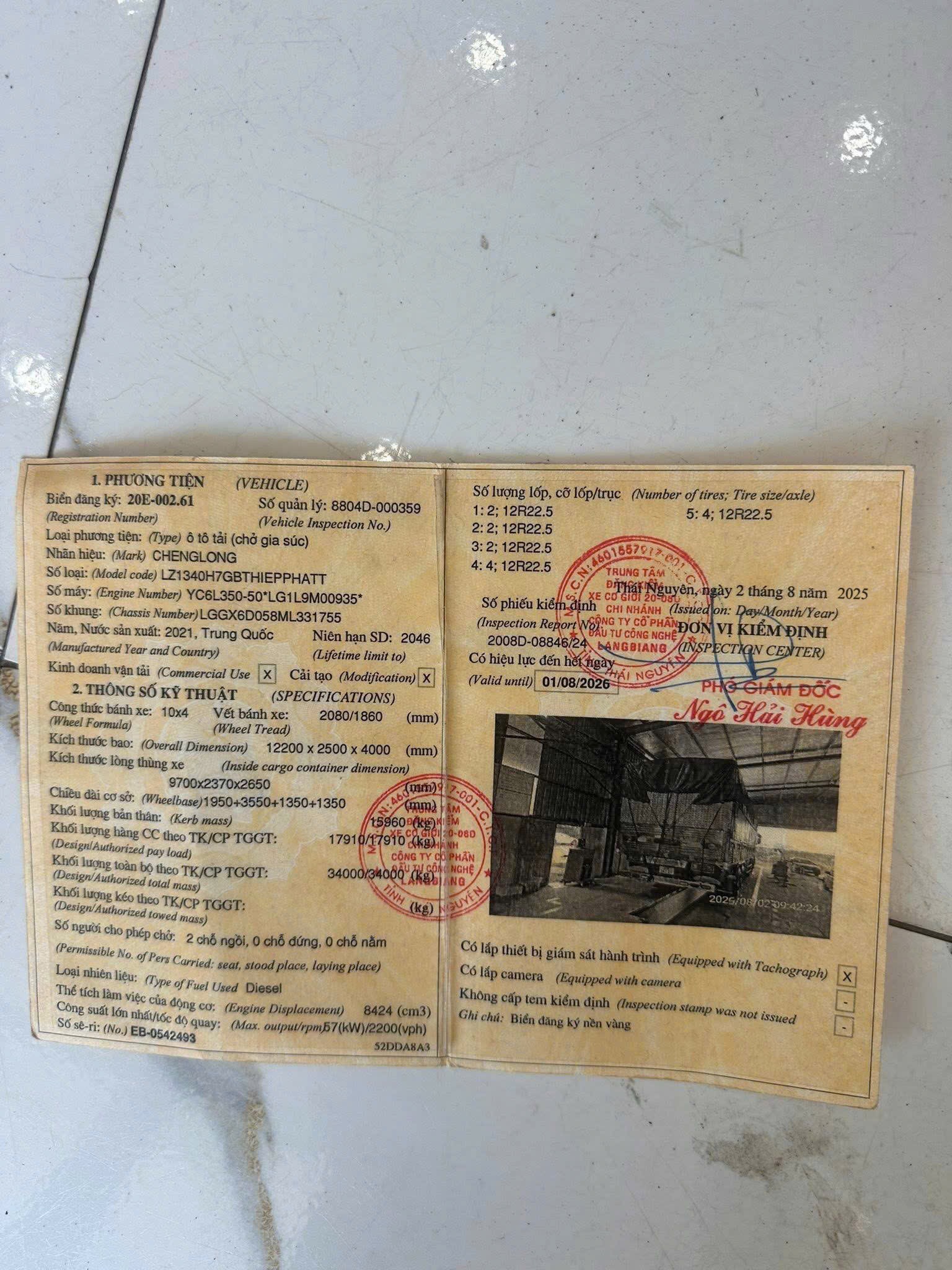 ban xe tai chenglong 5 chan sx2021