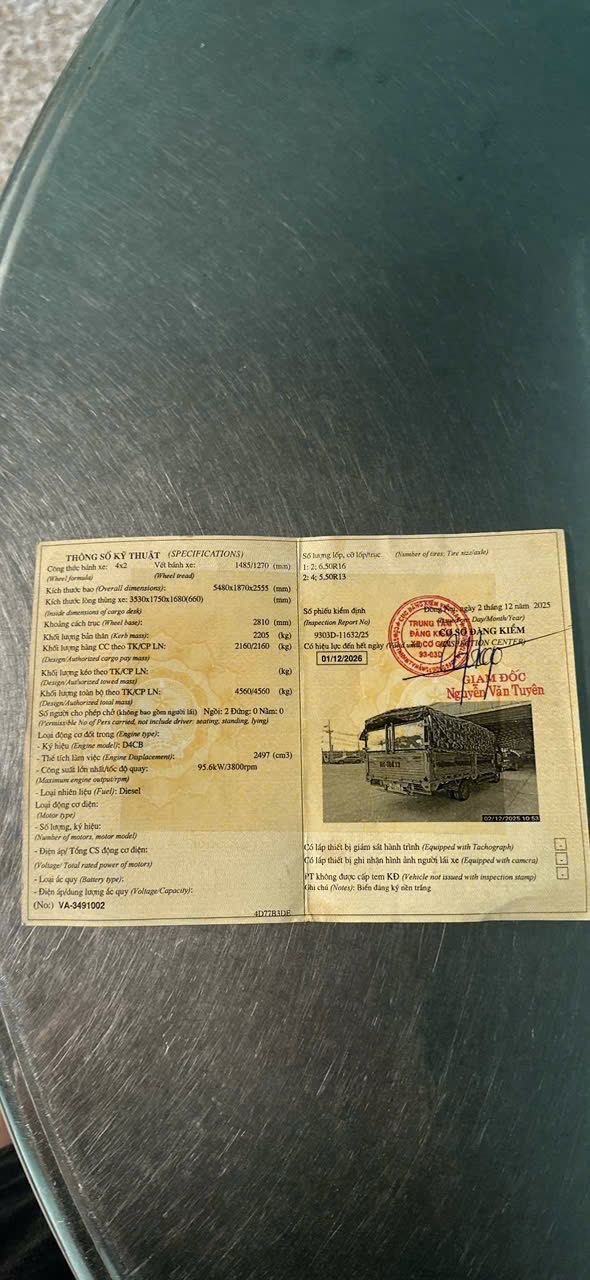 ban xe tai huyndai n250 sx2018