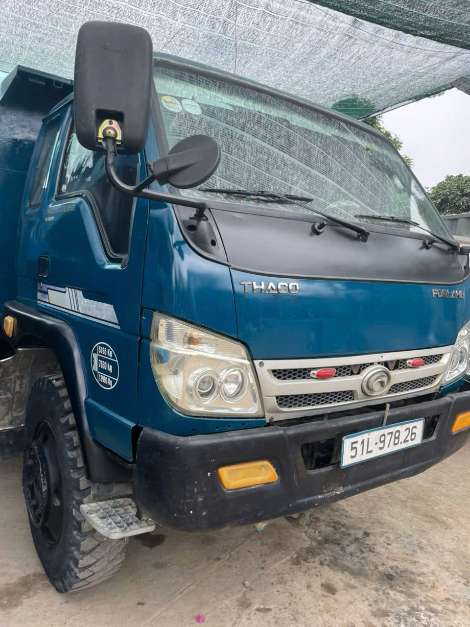 ban xe tai thaco 7.7t sx2015 luu hanh kham moi