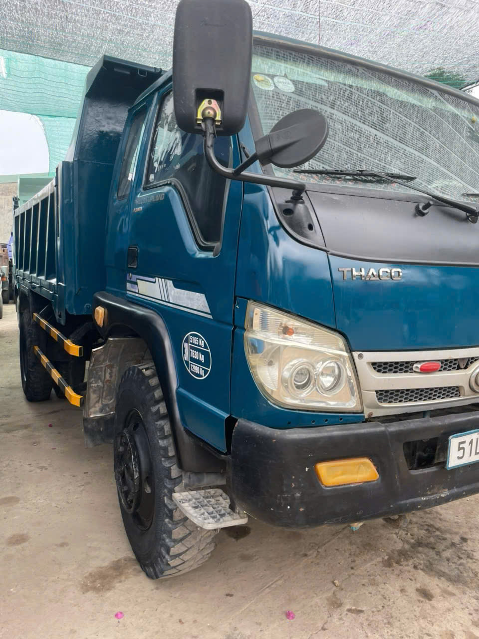 ban xe tai thaco 7.7t sx2015 luu hanh kham moi