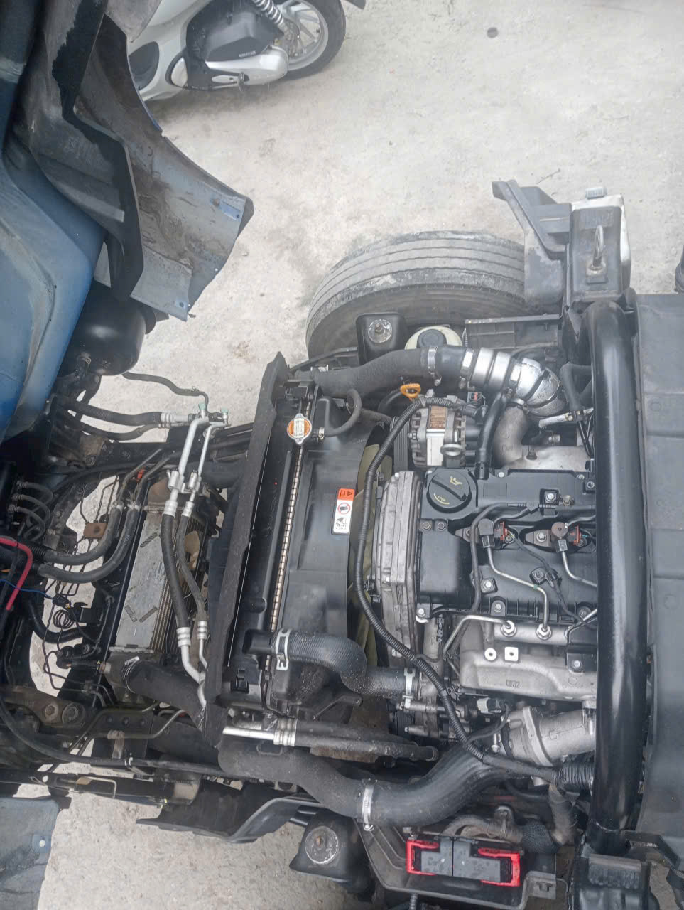 ban xe tai thung n250 sx2021 , cabin may zin