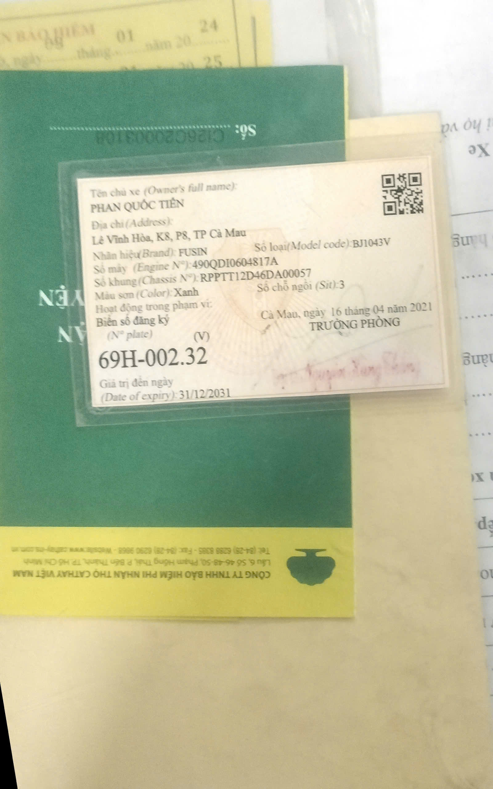 can ban thaco san xuat 2006 trong tai 1tan2
