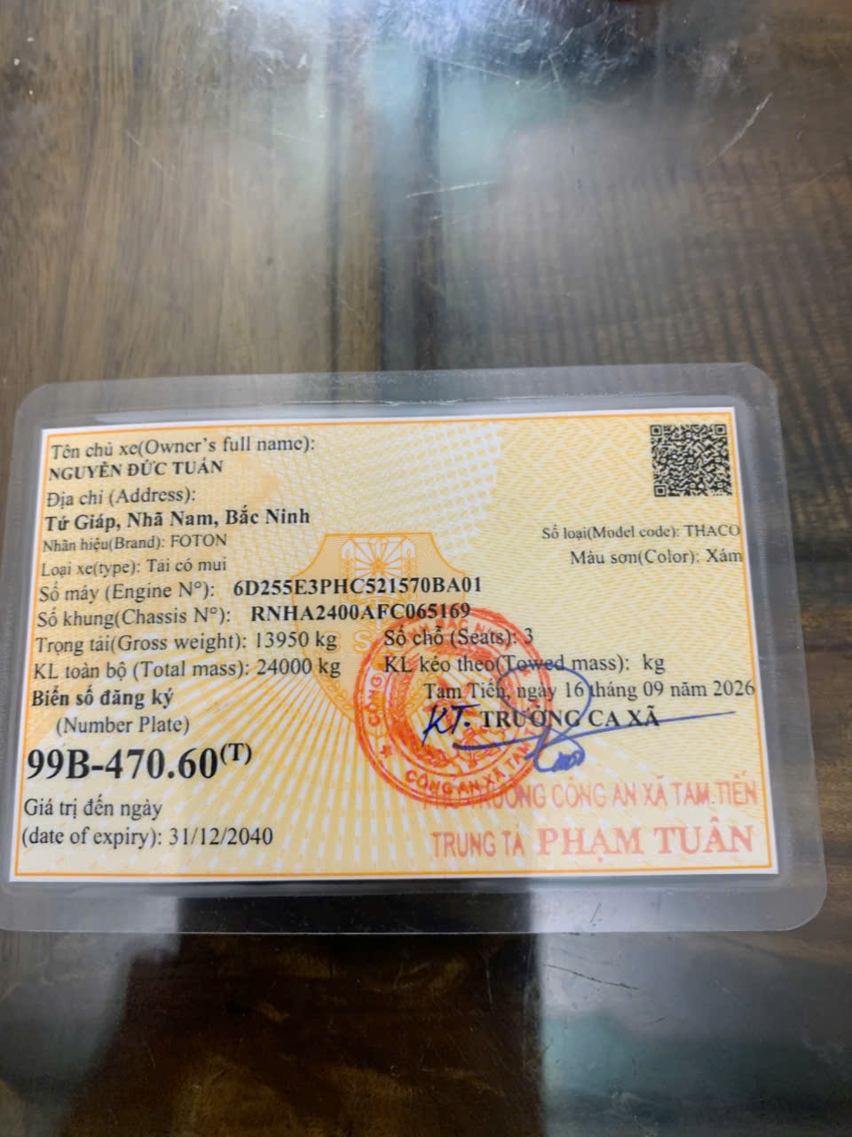 chinh chu ban xe tai thung thaco auman sx2015 , cabin may chat