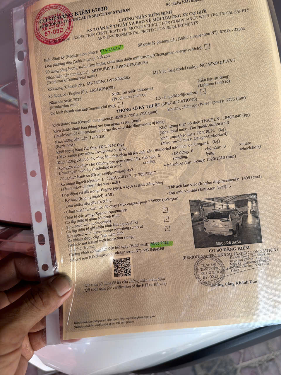 chinh chu can ban xpander cross 2023
