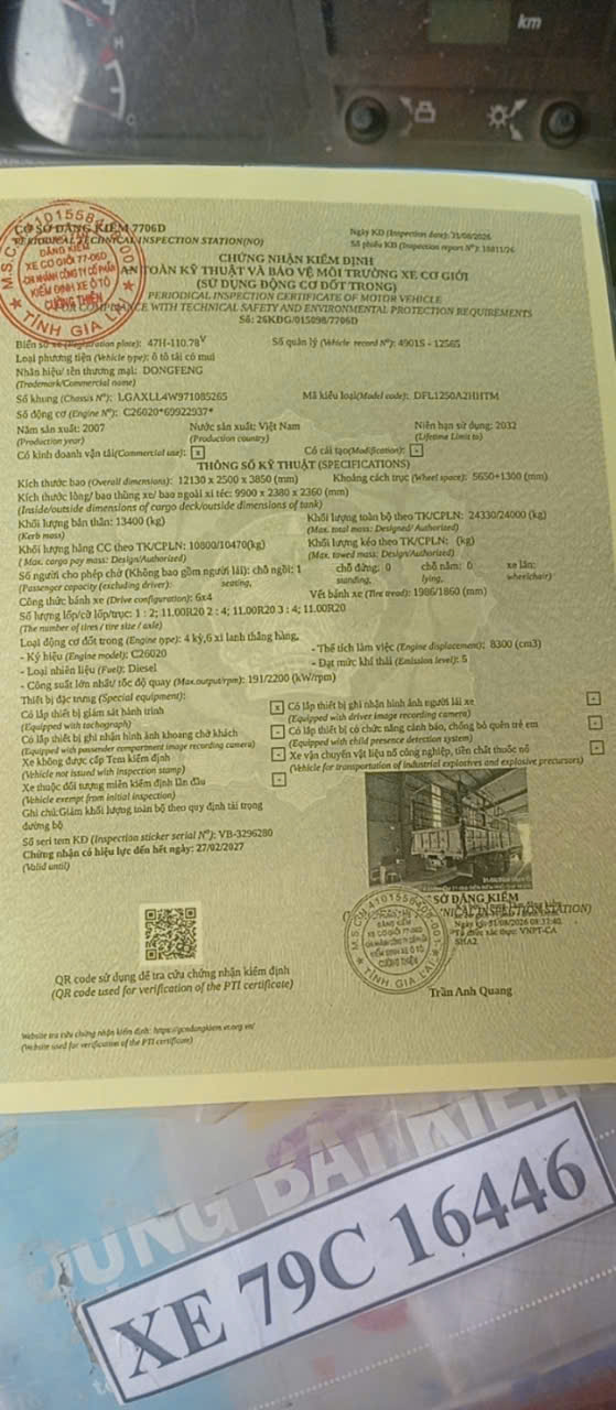 dongfeng 207 so my cau bia ae can lh 0334474612 xem xe : phu yen