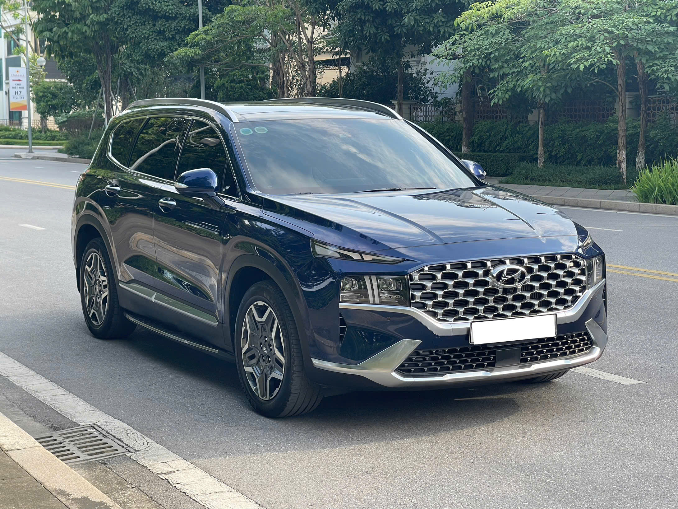 hyundai santafe 2.2l dau cao cap sx 2022