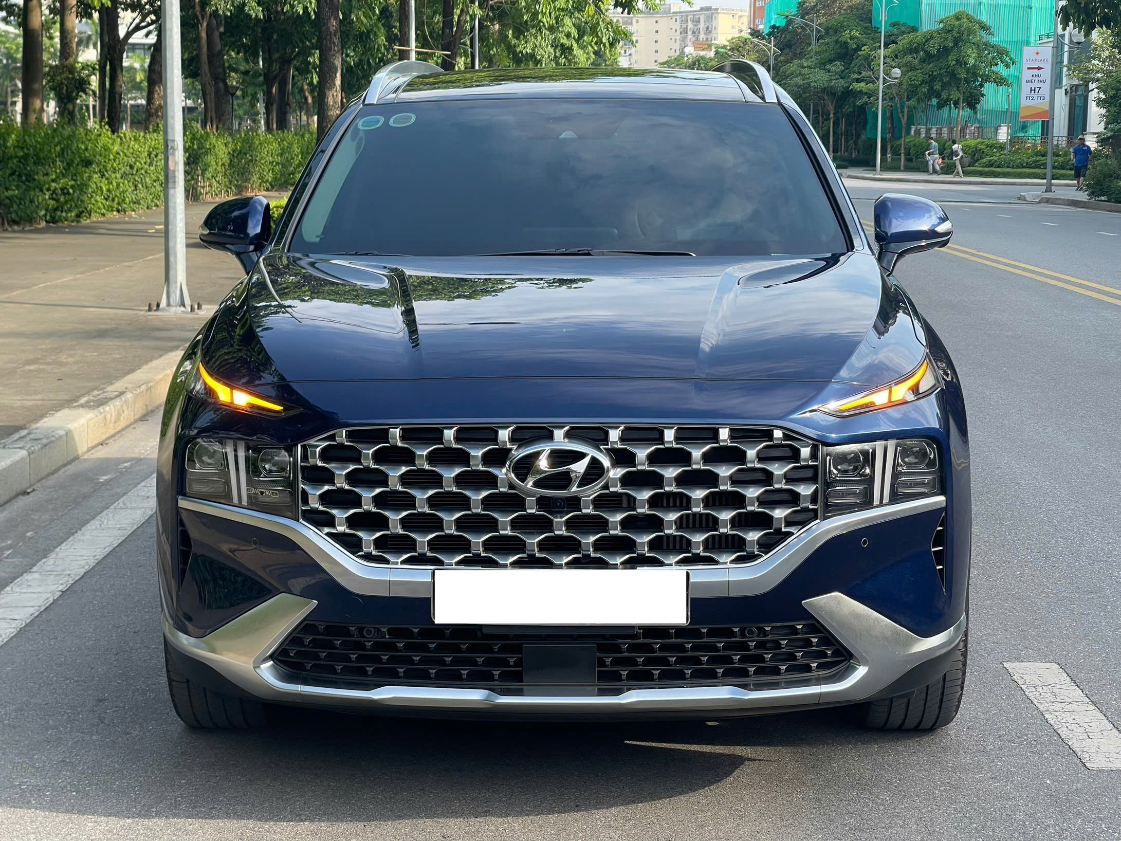 hyundai santafe 2.2l dau cao cap sx 2022