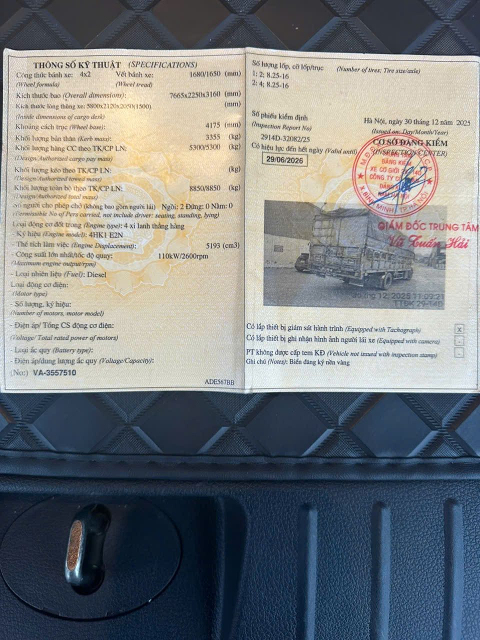 izuzu 150 ps sx 2015 tai hon 5 tan thung dai 5 m 8