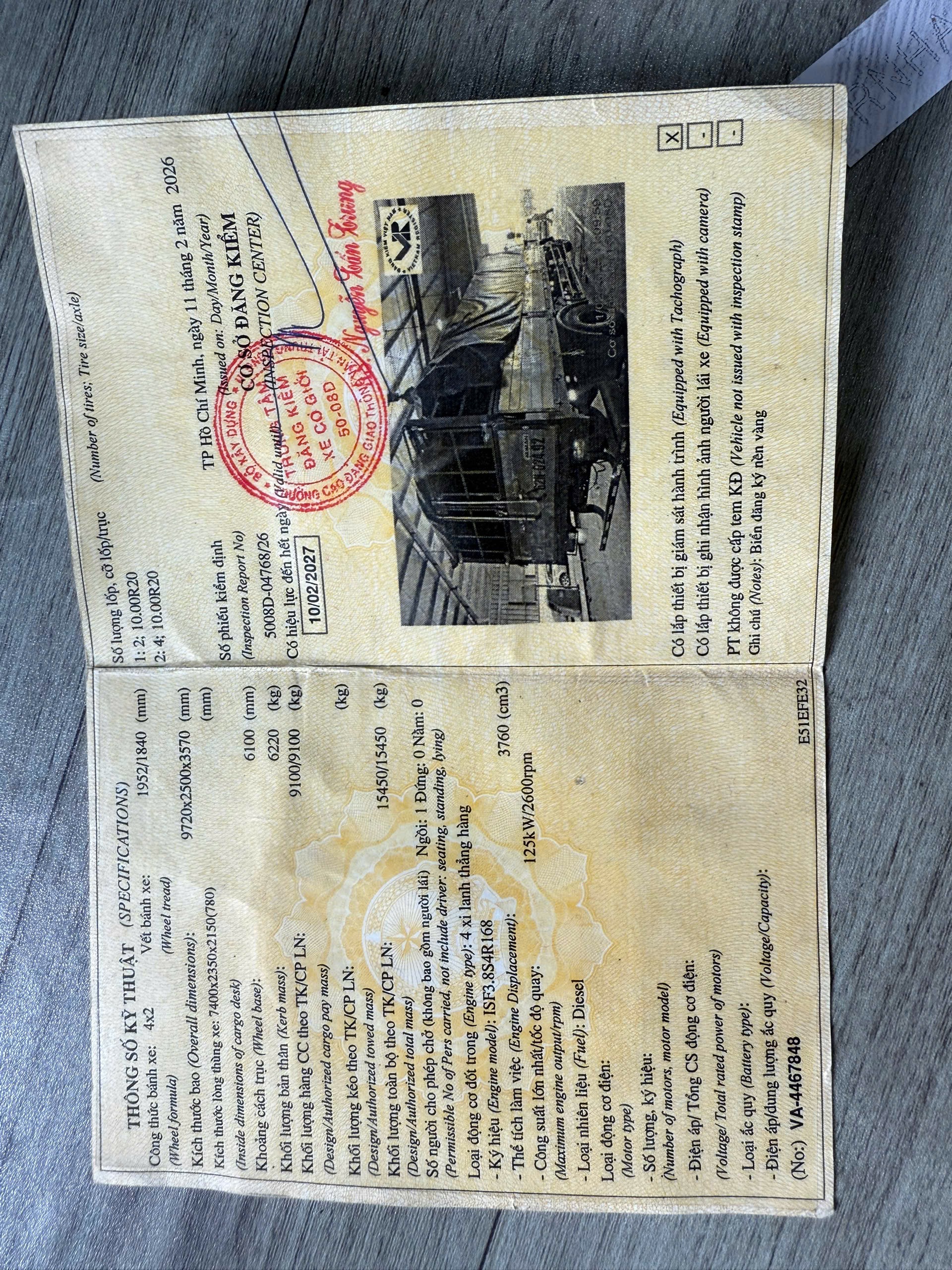 thaco auman c160 sx 2022 ten cty