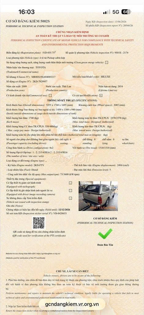 xe ban tai toyota hilux doi 2009, dong co dau, mau bac.